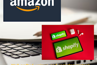 write and optimise your shopify, amazon product descriptions
