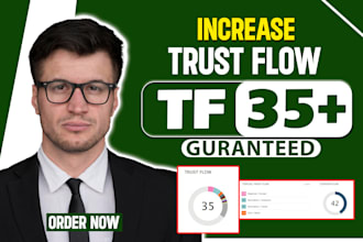 increase majestic trust flow tf 40 plus authority manual dofollow seo backlinks