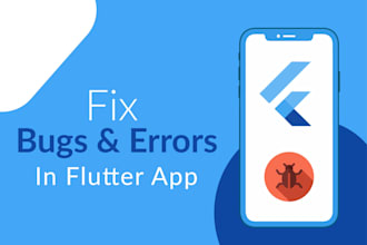 resolve flutter bugs for android and ios application