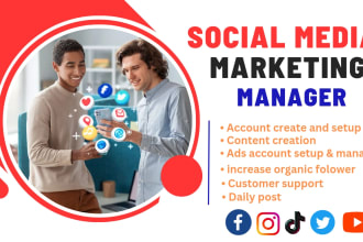 do social media marketing manager and facebook business page manager