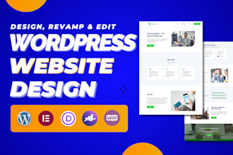 design, redesign, edit wordpress website, wordpress website development