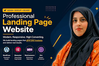 be your creative website or  landing page developer