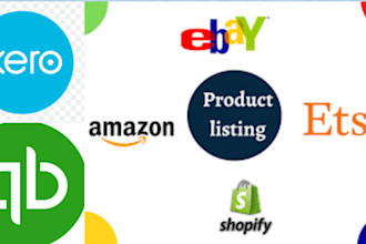do ecommerce bookkeeping for amazon shopify ebay etsy in quickbooks and xero