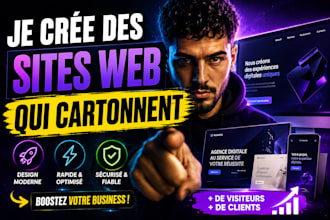 je vais vous créer le plus beau site internet