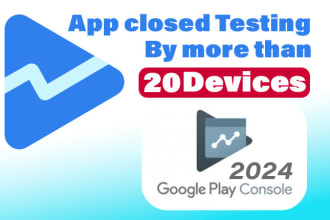 provide 20 active testers for your google play console closed testing for 14 day