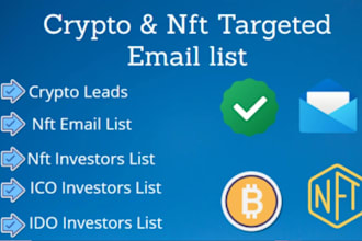 generate active and verified crypto, forex email list and lead