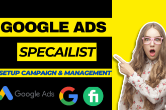 setup and manage google ads adwords PPC campaign, display, video ads campaign
