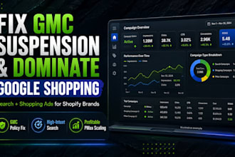 setup google ads search and shopping campaigns for shopify