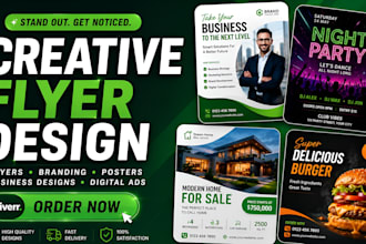 design a professional flyer for your business and event