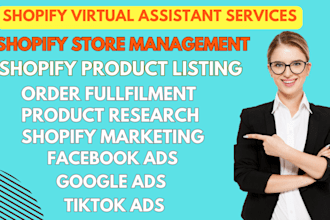 your shopify virtual assistant for shopify dropshipping store