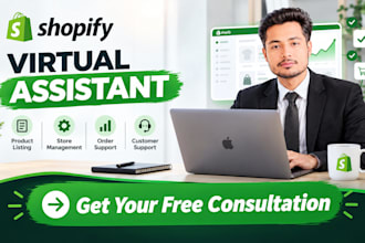 your shopify virtual assistant for shopify store