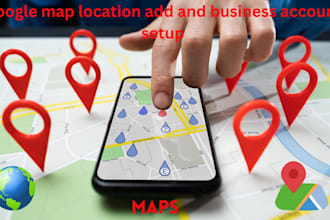 google map location add and business account setup