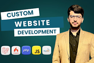 do custom website in PHP , laravel and codeigniter