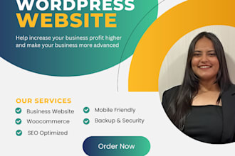 develop wordpress and woocommerce website