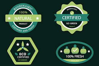 design clean  badge, patch, round sticker, label, logo design