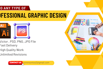 do with graphic design with adobe illustrator or photoshop
