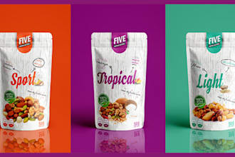 do pouch design, bag design, food packaging design, sachet design tea products