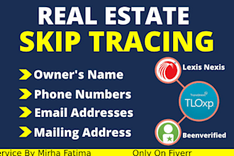 do real estate skip tracing in bulk using tloxp