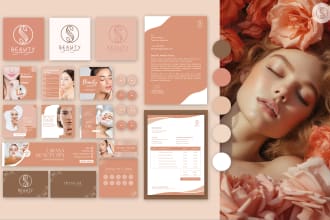 design business logo and brand identity with full branding kit