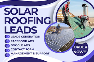 generate solar leads solar plumbing roofing chimney flooring paving hvac leads