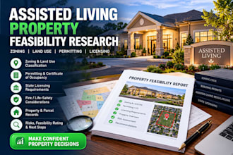 research assisted living property zoning, licensing, and feasibility