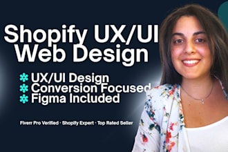 design a premium UX UI shopify store for your brand