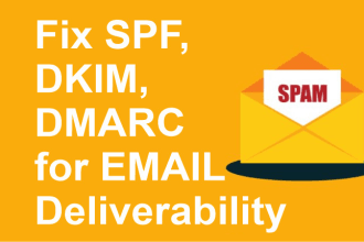 fix email delivery issues spf, dmarc, dkim, dns, mx