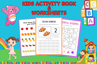 do kids activity books and worksheets