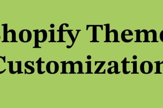 do shopify theme customization or custom coding
