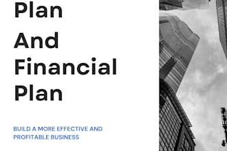 write business plan and financial plan for your startup
