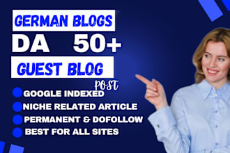 do german guest post on high qualty german backlink with do follow german sites