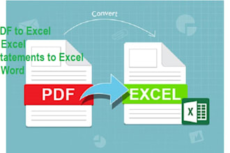 convert PDF including picture and scan to excel and word with accuracy