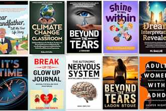 do original, non fiction and ebook cover design within 24hrs