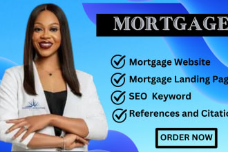 create mortgage loans website mortgage leads landing page mortgage website