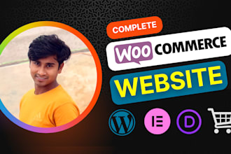 design a modern wordpress woocommerce website by woocommerce elementor, divi
