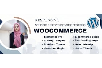 develop a professional wordpress, woocommerce stores