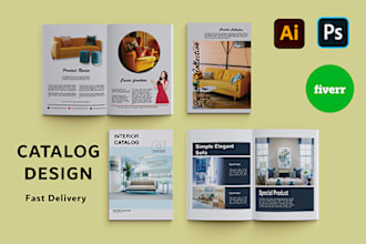 do professional product catalog, sell sheet, lookbook, and flyer design