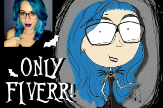 your avatar style tim burton