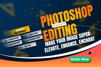 do any photoshop editing, product editing, and manipulation