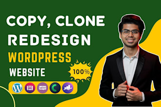 build, rebuild, copy, clone wordpress website with elementor pro and crocoblock