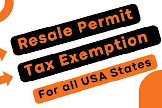 get resale certificate, seller permit in all USA states for you