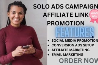 do USA solo ads promotion affiliate link promotion MLM affiliate email campaign
