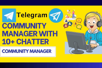 be your telegram group admin or moderator in your any crypto project
