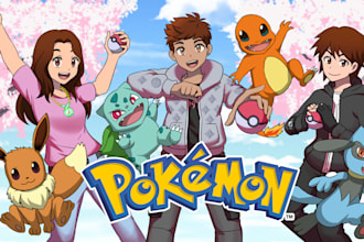 draw your pokemon trainer anime style