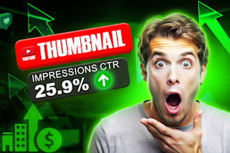 design an attractive quality youtube thumbnail