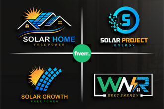 do best solar panel, power, electrical, energy logo services