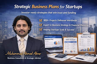 develop strategic business plans for startups