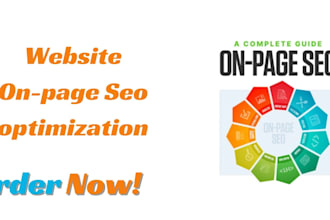 do a proper on page SEO
