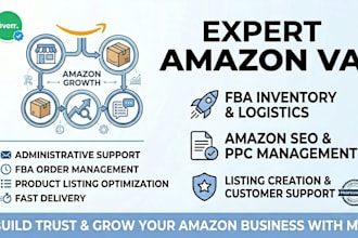 be your expert amazon account manager, virtual assistant