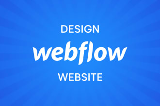 design, redesign, update, fix webflow website, convert your figma to webflow